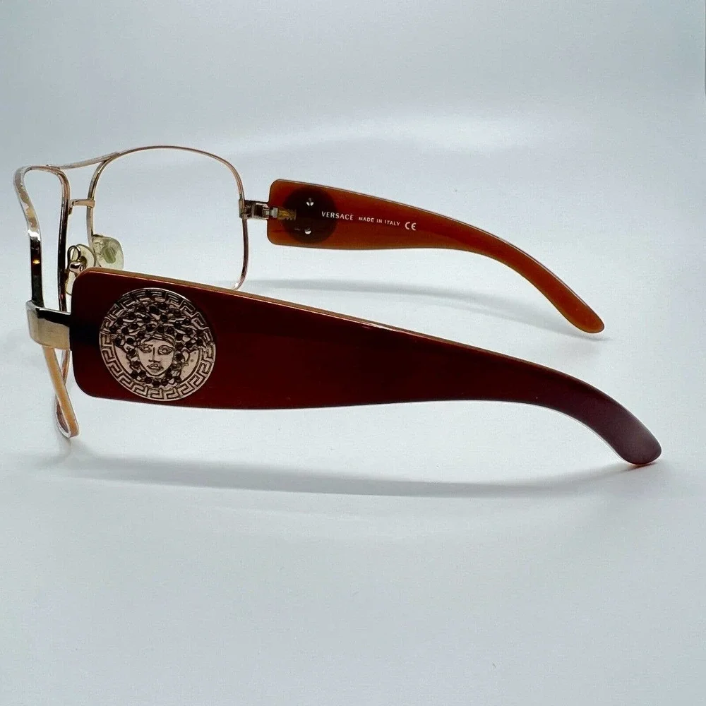 VERSACE Sunglasses‎ Frames 2060-b 1052 Copper Tortoise Frames 65-16-125 H8798